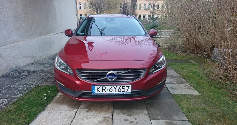 Volvo V60 cena 47000 przebieg: 144000, rok produkcji 2014 z Skawina małe 596